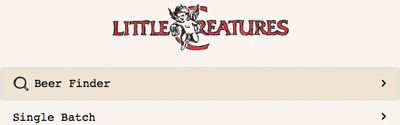 Little Creatures Mobile Site