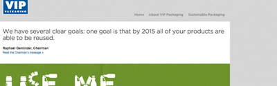 VIP Packaging Sustainability Report